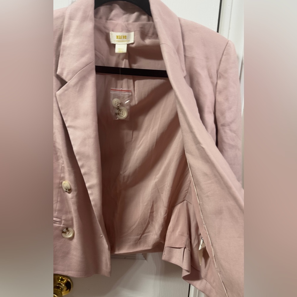 Anthropologie Maeve Slim Double-Breasted Blazer. (Mix14) - Picture 5 of 12